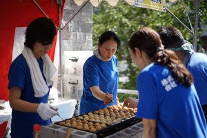 名物になりつつある 自慢のたこ焼き