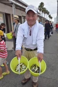 小ぶりですが　たくさん釣れました